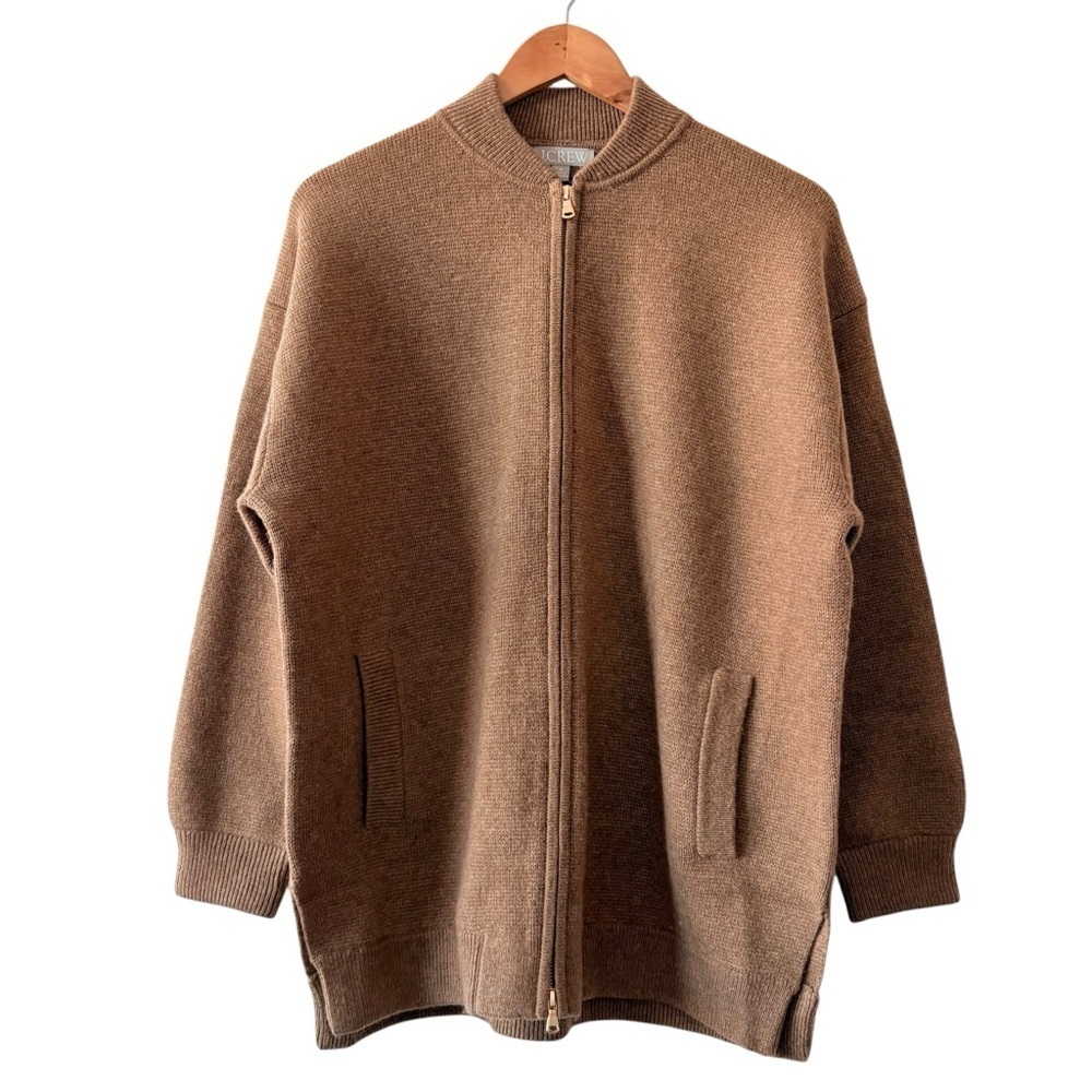 J. Crew Full Zip Flight Sweater-Jacket
